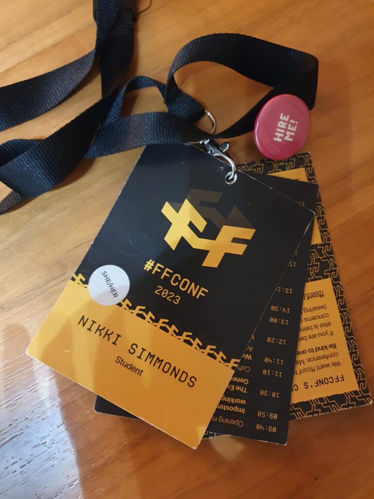 a lanyard for FFCONF